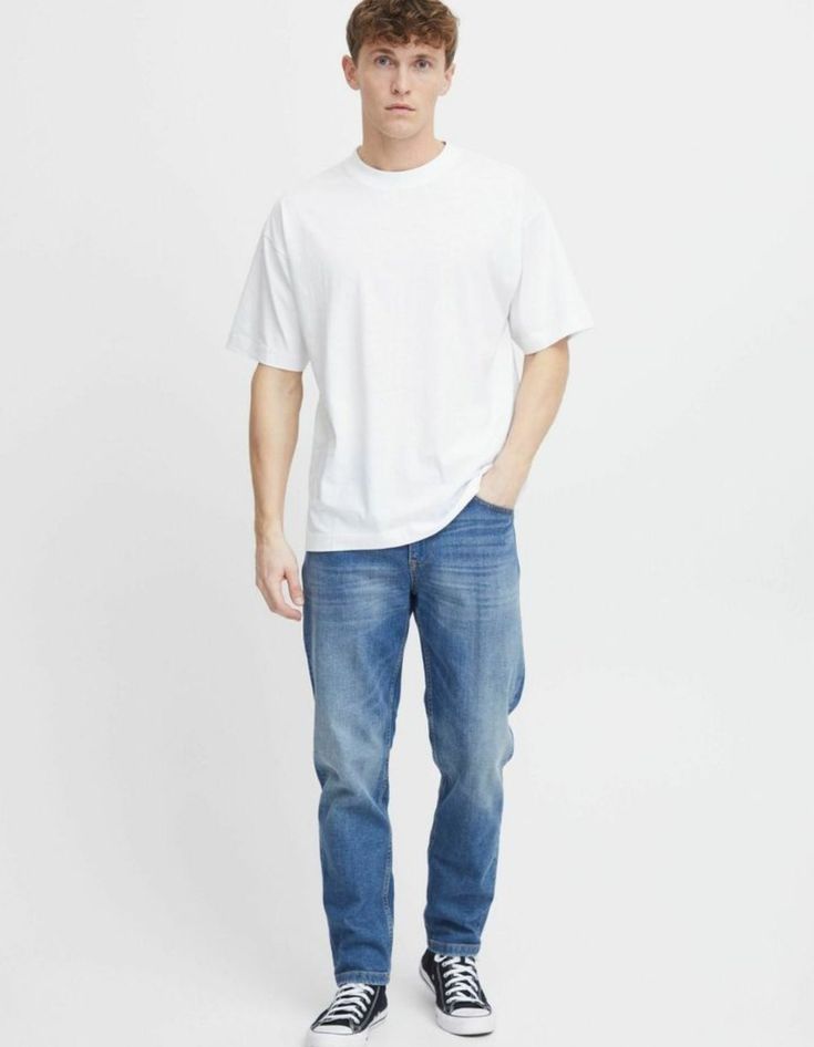 Oversized amine back printed t-shirt for men (White)