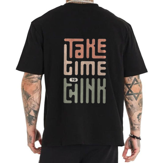 Clear Graphic Printed T-Shirt for men