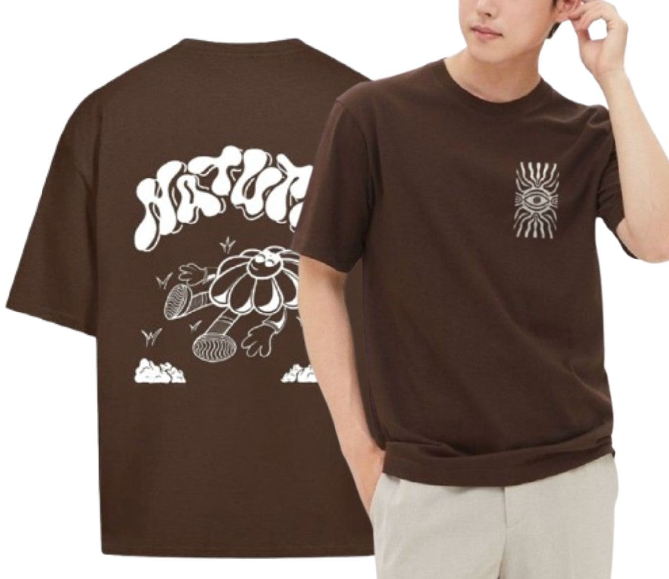 Oversized graphic printed t-shirt
