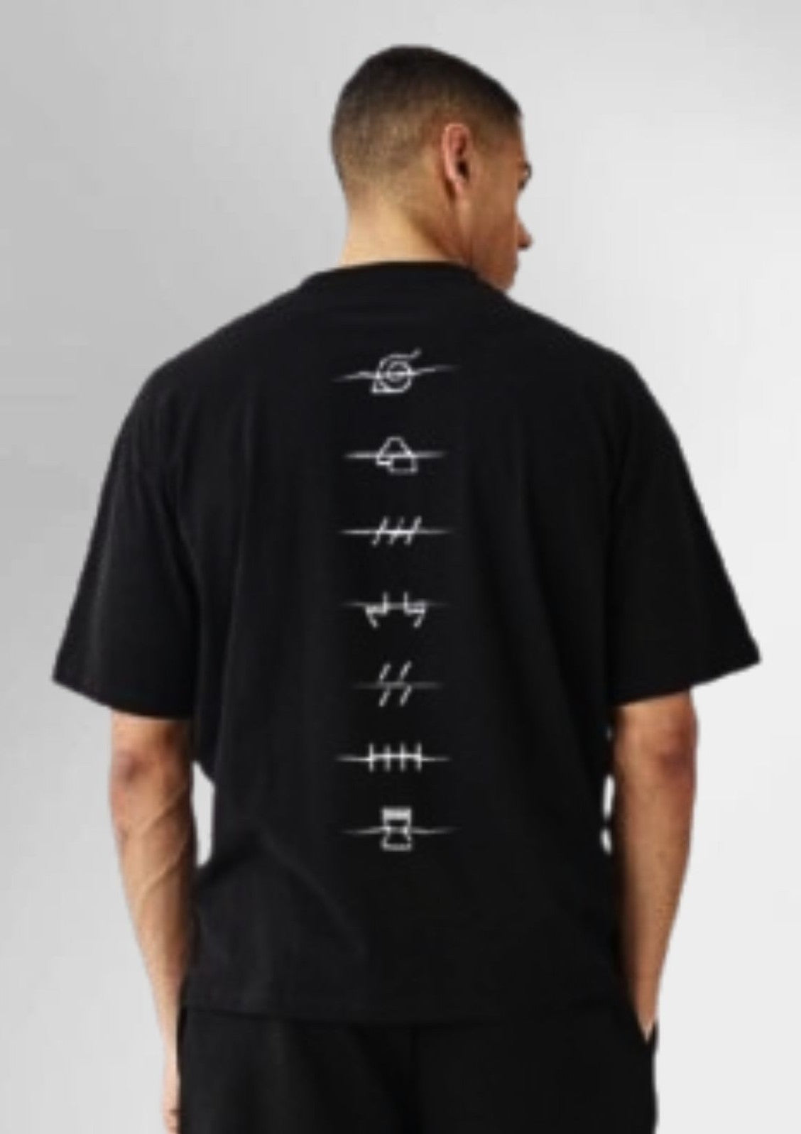 Oversized Anime Tee – Black Edition (unisex)