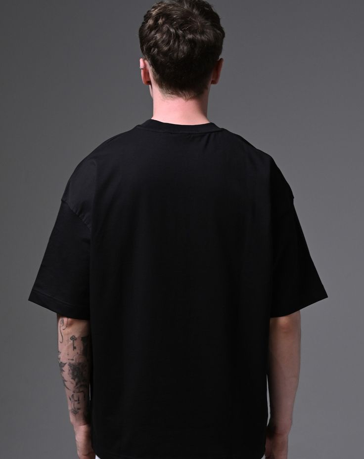 Printed oversized gym t-shirt for men