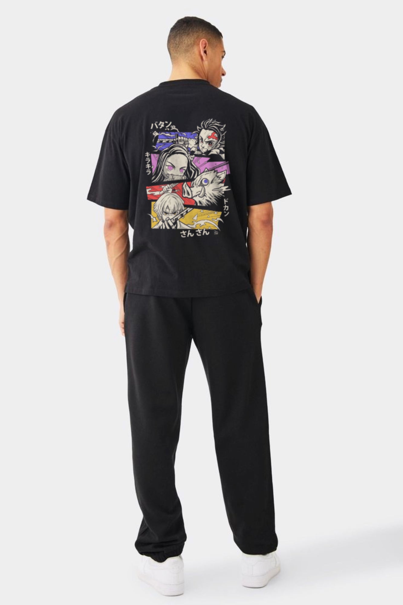 Printed graphic oversized anime t-shirt (unisex)