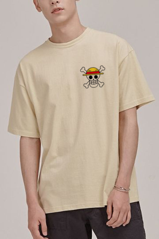 Oversized anime back printed t-shirt (unisex)