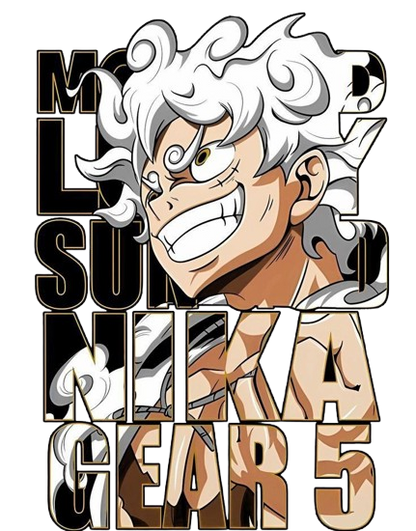 Oversized anime back printed t-shirt (unisex)